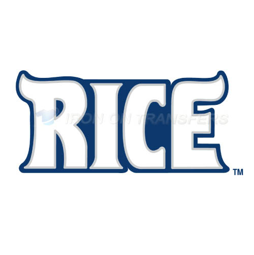 Rice Owls Logo T-shirts Iron On Transfers N5993 - Click Image to Close